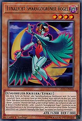 Lunalicht Smaragdgrüner Vogel