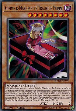 Gimmick-Marionette Traurige Puppe