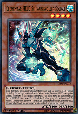 Elementar-HELD Schwungvoller Soldat