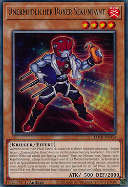 Unermüdlicher Boxer Sekundant
