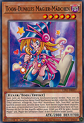 Dunkles Toon-Magier-Mädchen