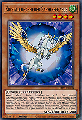 Kristallungeheuer Saphirpegasus