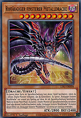 Rotäugiger finsterer Metalldrache