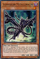 Schwarzer Metalldrache