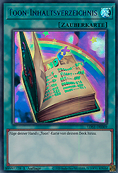 Toon-Inhaltsverzeichnis - Blau