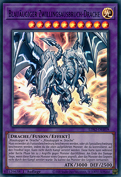 Blauäugiger Zwillingsausbruch-Drache