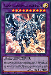 Blauäugiger Zwillingsausbruch-Drache