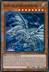 Blauäugiger alternativer weißer Drache