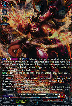 Fiery Immolation Dragon, Kotihblaze