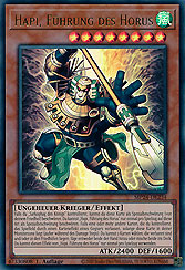 Hapi, Führung des Horus