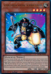 Superstarker Samurai Sicherheitsmann