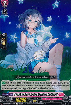Cloak of Rest Judge Maiden, Culknoll