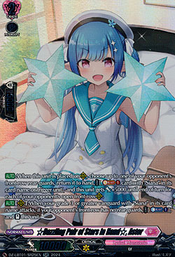 Dazzling Pair of Stars in Hand, Aster