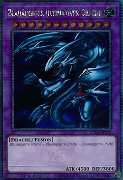 Blauäugiger ultimativer Drache