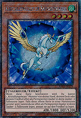 Kristallungeheuer Saphirpegasus