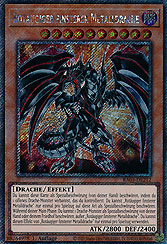 Rotäugiger finsterer Metalldrache