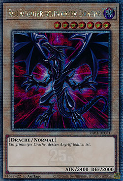 Rotäugiger schwarzer Drache