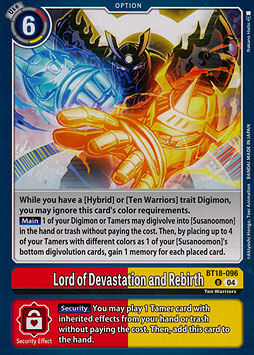 Lord of Devastation and Rebirth
