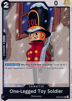 One-Legged Toy Soldier