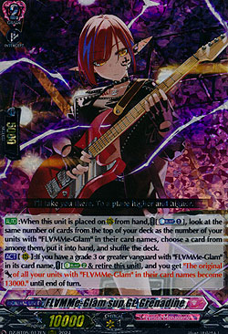 FLAMMe-Glam Support Guitar, Grenadine