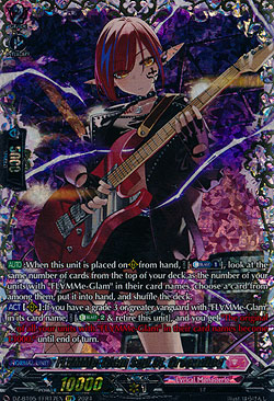 FLAMMe-Glam Support Guitar, Grenadine