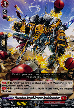 Ferocious Attack Dragon, Allolauncher