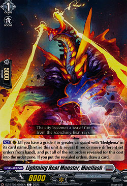 Lightning Heat Monster, Moeflash