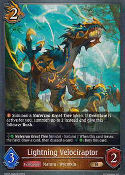 Lightning Velociraptor