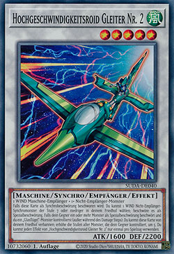 Hochgeschwindigkeitsroid Gleiter Nr. 2