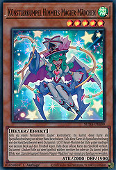 Künstlerkumpel Himmels-Magier-Mädchen