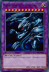 Blauäugiger ultimativer Drache