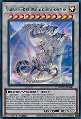 Blauäugiger ultimativer Geisterdrache