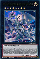 Indigoäugiger silberner Drache