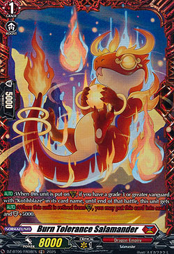 Burn Tolerance Salamander