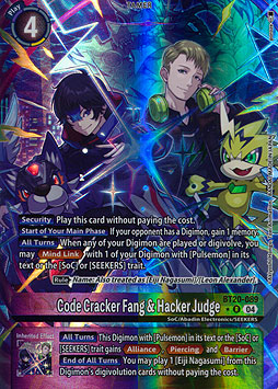 Code Cracker Fang & Hacker Judge