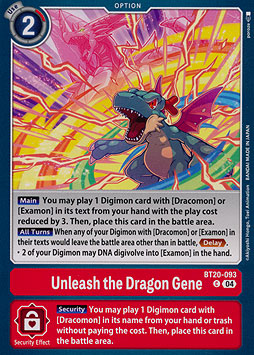 Unleash the Dragon Gene