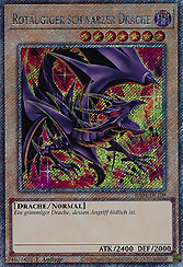 Rotäugiger schwarzer Drache