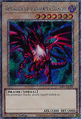 Rotäugiger schwarzer Drache