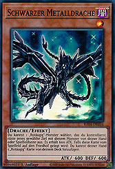 Schwarzer Metalldrache