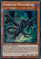 Schwarzer Metalldrache