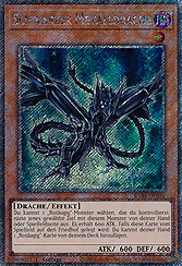 Schwarzer Metalldrache