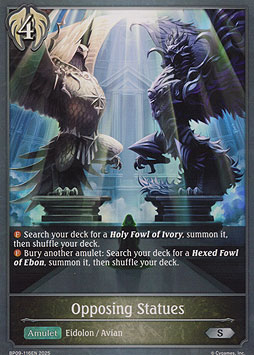 Opposing Statues