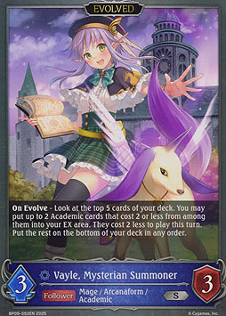 Vayle, Mysterian Summoner (Evolved)