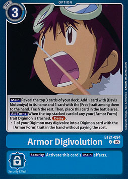 Armor Digivolution