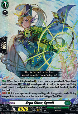 Argo Siren, Synell