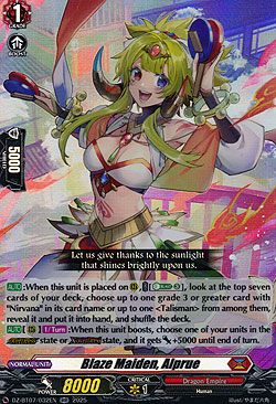 Blaze Maiden, Alprue