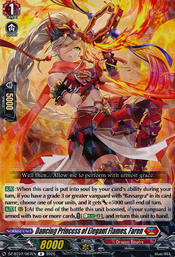 Dancing Princess of Elegant Flames, Faren