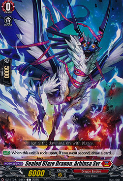 Sealed Blaze Dragon, Arhinsa Svr