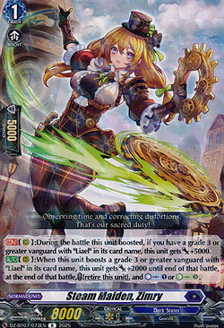 Steam Maiden, Zimry