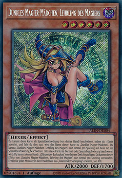 Dunkles Magier-Mädchen, Lehrling des Magiers